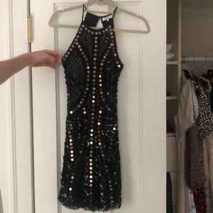Parker Sequin mini dress, S
